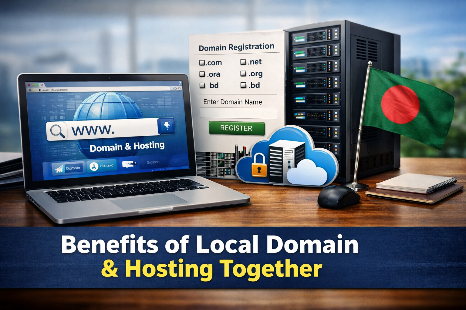 Benefits Of Local Domain And Hosting Together In Bangladesh