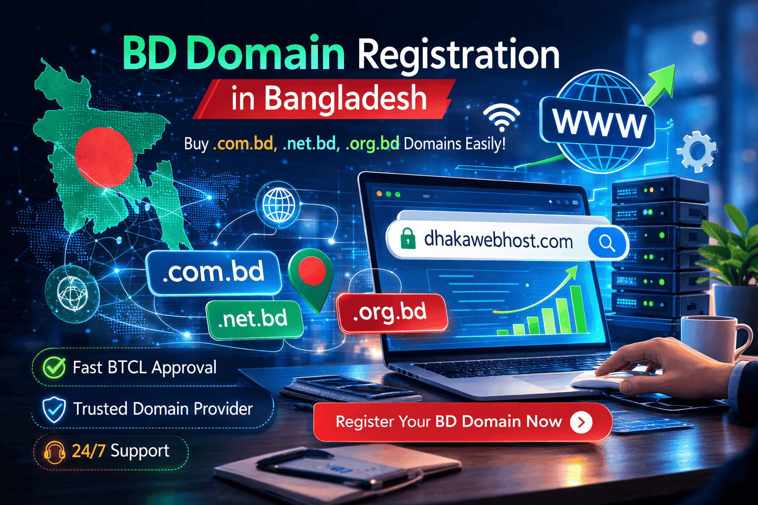 BD Domain Registration in Bangladesh
